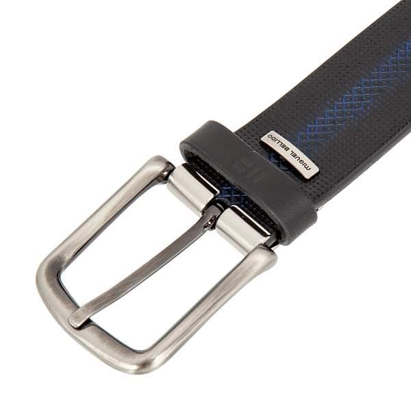 Ремень чёрный-синий Miguel Bellido 445/35 2600 black 01 Miguel Bellido, Артикул: 445/35 2600 black 01 фото №1