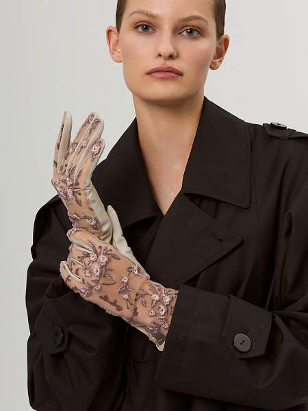 Перчатки женские б/п IS01005 grey smoke Eleganzza, Артикул: IS01005-7_01-000540 фото №1