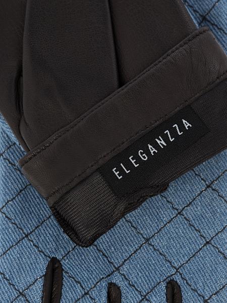 Перчатки женские ш/п IS01177 l.blue jeans/black Eleganzza, Артикул: IS01177-8_01-000540 фото №1