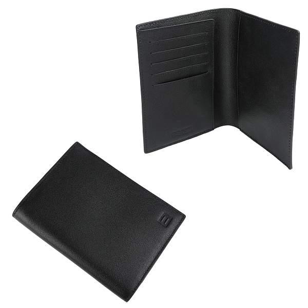 QPCm01N-2 FABRETTI Обложка для документов муж. нат. кожа Fabretti, Артикул: QPCm01N-2 фото №1