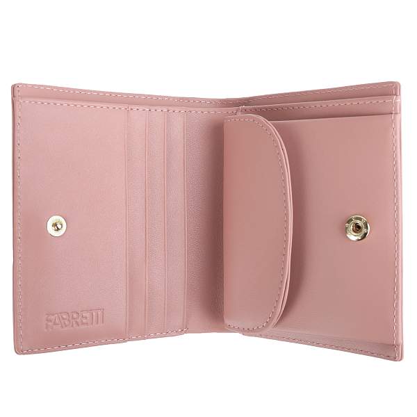 Q250026N-70 FABRETTI Кошелек складной жен. нат. кожа Fabretti, Артикул: Q250026N-70 фото №1