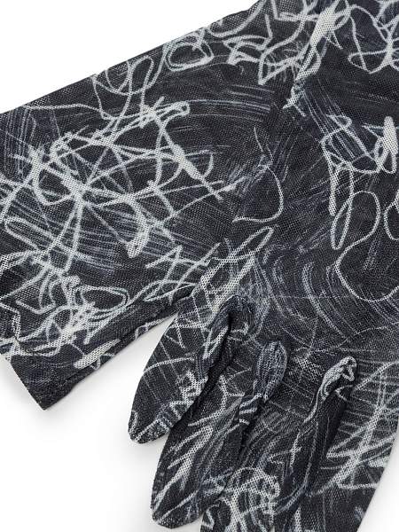 Перчатки женские б/п IS1009 black/white Eleganzza, Артикул: IS1009-7_01-000539 фото №1