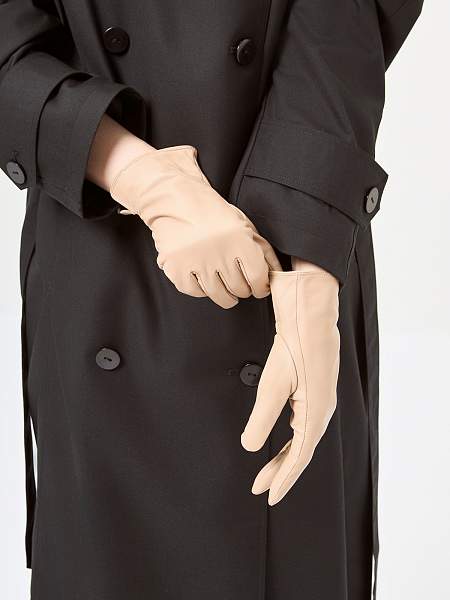 Перчатки жен ш/п LB-0190 beige powder Labbra, Артикул: LB-0190-75_01-00054 фото №1