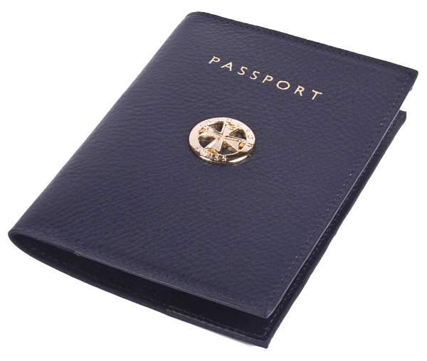 Обложка для паспорта Vasheron, Артикул: 9161-Polo D.Blue фото №1