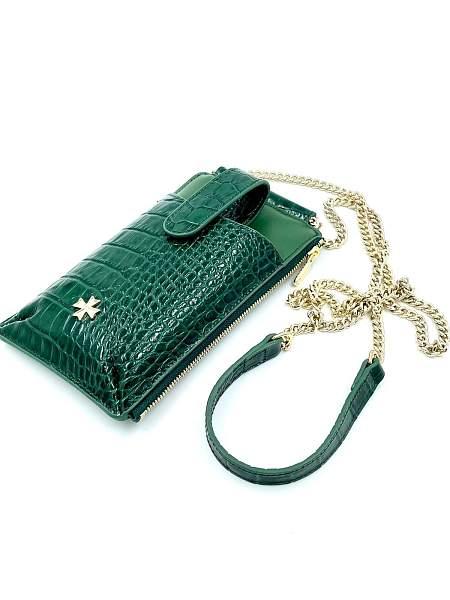 Сумочка для телефона Vasheron, Артикул: 9244-Croco Green фото №1