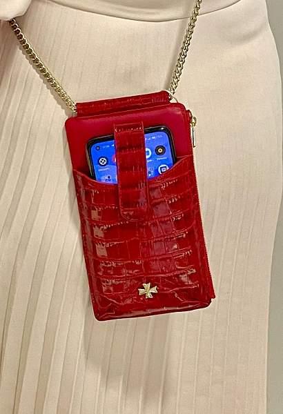 Сумочка для телефона 9244-Croco Red Vasheron, Артикул: 9244-Croco Red фото №1