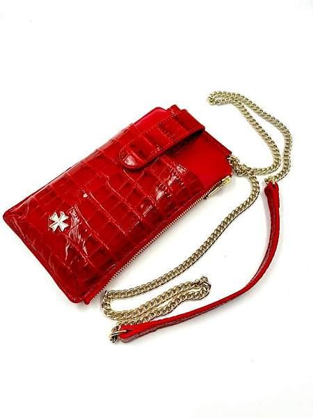 Сумочка для телефона 9244-Croco Red Vasheron, Артикул: 9244-Croco Red фото №1