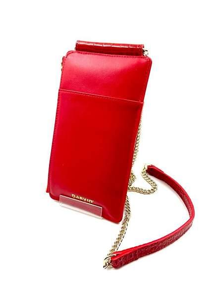 Сумочка для телефона 9244-Croco Red Vasheron, Артикул: 9244-Croco Red фото №1