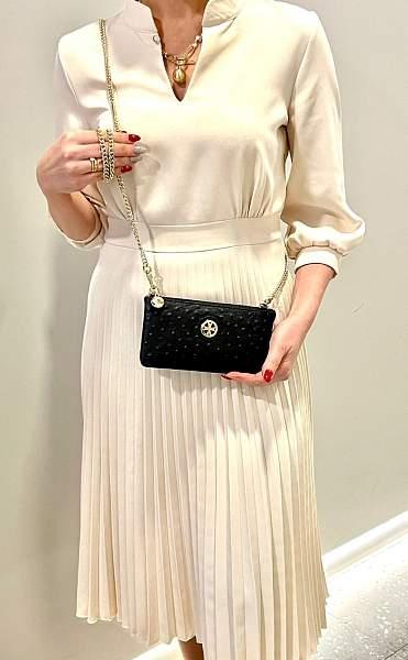 Клатч NARVIN Vasheron, Артикул: 9245-Ostrich Black фото №1