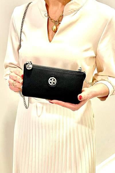 Клатч NARVIN Vasheron, Артикул: 9245-Polo Black фото №1