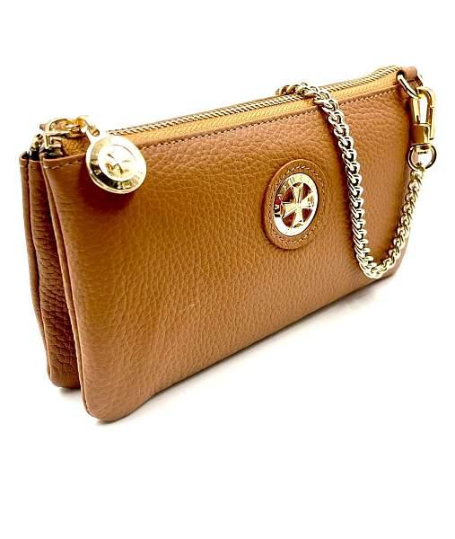 Клатч NARVIN Vasheron, Артикул: 9245-Polo Caramel фото №1