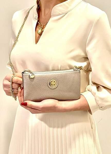 Клатч NARVIN Vasheron, Артикул: 9245-Polo Platina фото №1