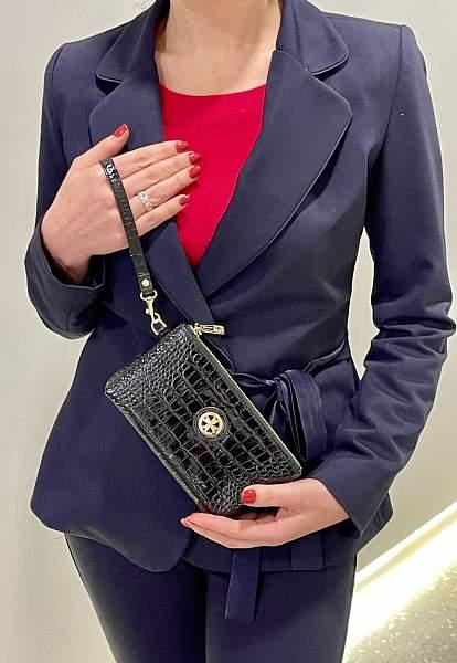 Клатч для телефона 9247-Croco Black Vasheron, Артикул: 9247-Croco Black фото №1