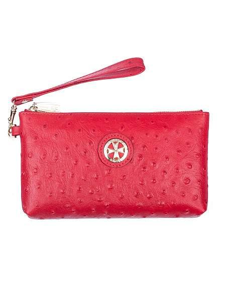 Сумочка для телефона 9247-Ostrich Red Vasheron, Артикул: 9247-Ostrich Red фото №1