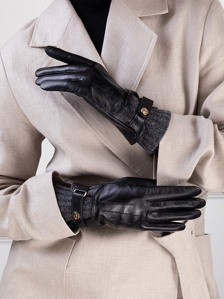 Перчатки жен п/ш LB-0981L black/grey Labbra, Артикул: LB-0981L-7_01-000202 фото №1