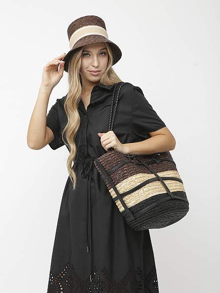 WFN24-12 FABRETTI Сумки жен. 100% натуральная солома Fabretti, Артикул: WFN24-12 фото №1