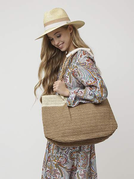 WFR1-13 FABRETTI  Сумка пляжная жен. 100% целлюлоза Fabretti, Артикул: WFR1-13 фото №1