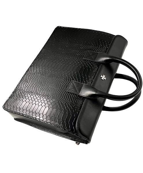 Сумка деловая NARVIN 9774-Anaconda Black Vasheron, Артикул: 9774-Anaconda Black фото №1