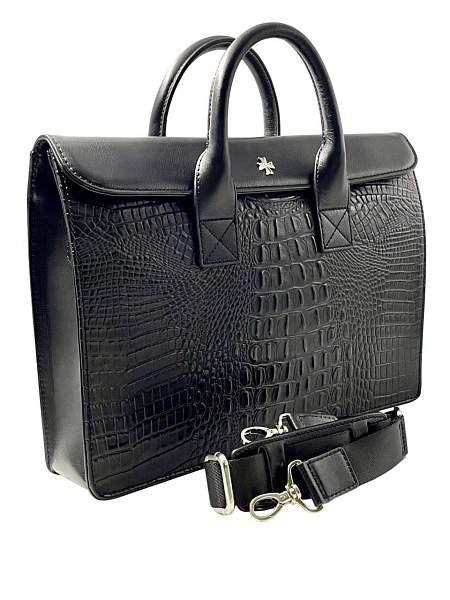 Сумка деловая NARVIN 9774-Bambino Black Vasheron, Артикул: 9774-Bambino Black фото №1