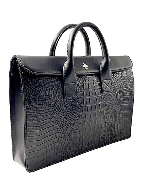 Сумка деловая NARVIN 9774-Bambino Black Vasheron, Артикул: 9774-Bambino Black фото №1
