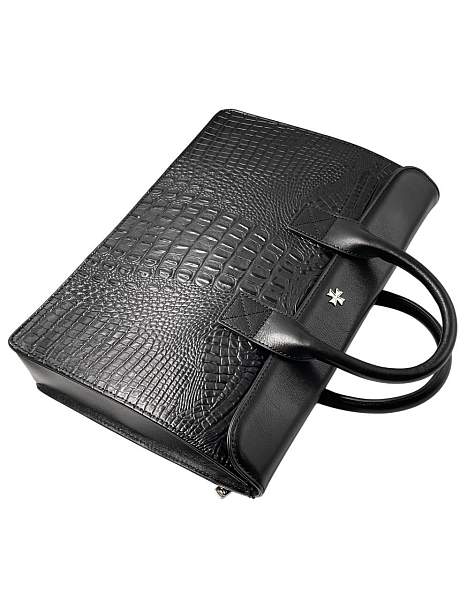 Сумка деловая NARVIN 9774-Bambino Black Vasheron, Артикул: 9774-Bambino Black фото №1