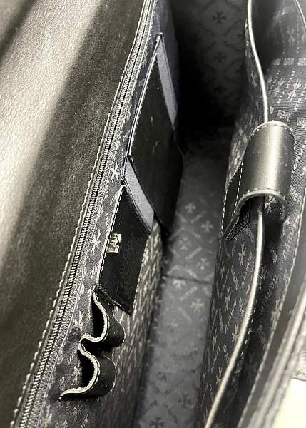 Сумка деловая NARVIN 9774-Bambino Black Vasheron, Артикул: 9774-Bambino Black фото №1