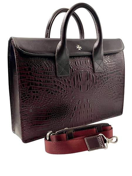 Сумка деловая NARVIN 9774-Bambino Burgundy Vasheron, Артикул: 9774-Bambino Burgundy фото №1