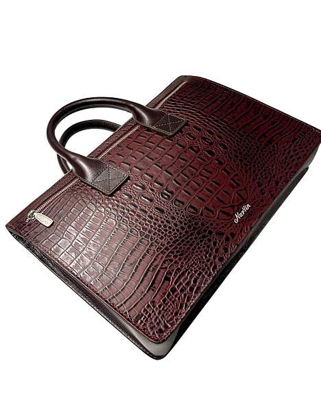 Сумка деловая NARVIN 9774-Bambino Burgundy Vasheron, Артикул: 9774-Bambino Burgundy фото №1