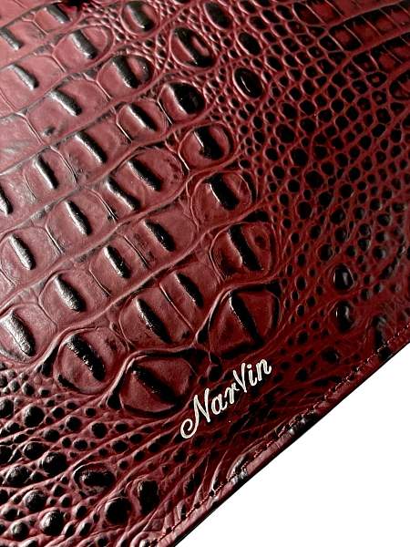 Сумка деловая NARVIN 9774-Bambino Burgundy Vasheron, Артикул: 9774-Bambino Burgundy фото №1