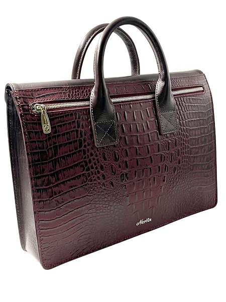 Сумка деловая NARVIN 9774-Bambino Burgundy Vasheron, Артикул: 9774-Bambino Burgundy фото №1
