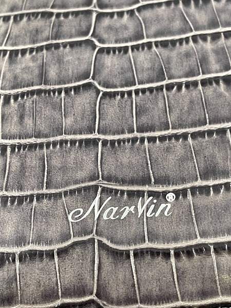 Сумка NARVIN из натуральной кожи на цепочке Vasheron, Артикул: 9811-N.Croco Grey фото №1