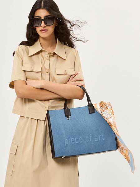 Сумка ELEGANZZA ZZ-0325-6 blue jeans/black Eleganzza, Артикул: ZZ-0325-6-01-00054800 фото №1
