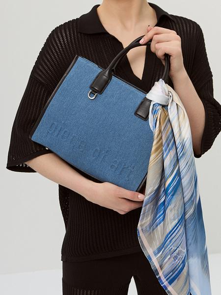 Сумка ELEGANZZA ZZ-0425-4 blue jeans/black Eleganzza, Артикул: ZZ-0425-4-01-00054801 фото №1