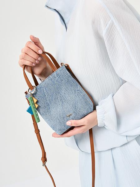 Сумка Labbra L-HF4277-1 l.blue jeans/luggage Labbra, Артикул: L-HF4277-1-01-00053830 фото №1