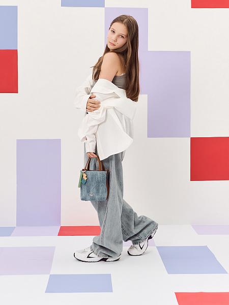 Сумка Labbra L-HF4277-1 l.blue jeans/luggage Labbra, Артикул: L-HF4277-1-01-00053830 фото №1