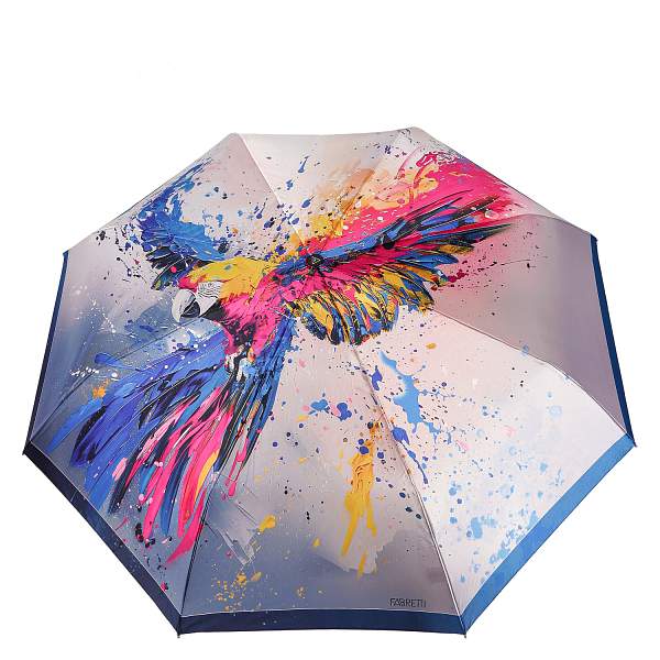 UFLS0105-8 Зонт жен. Fabretti, автомат, 3 сложения, сатин Fabretti, Артикул: UFLS0105-8 фото №1