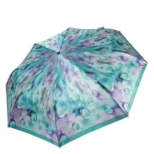 UFLS0081-11 Зонт жен. Fabretti, автомат, 3 сложения, сатин Fabretti, Артикул: UFLS0081-11 фото №1