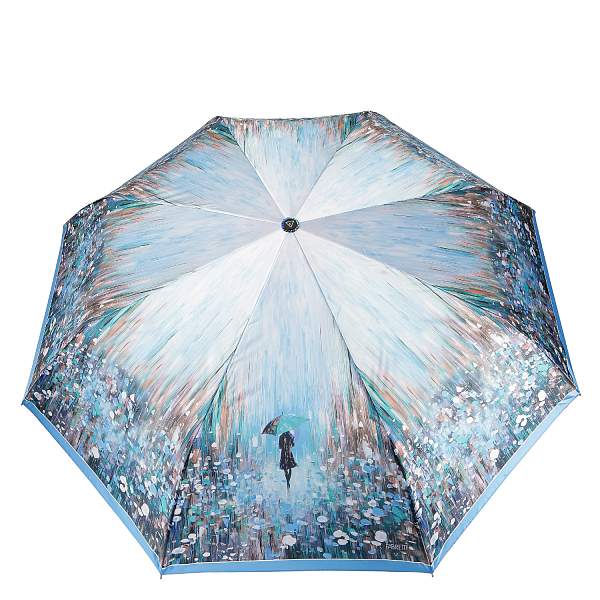 UFLS0084-9 Зонт жен. Fabretti, автомат, 3 сложения, сатин Fabretti, Артикул: UFLS0084-9 фото №1