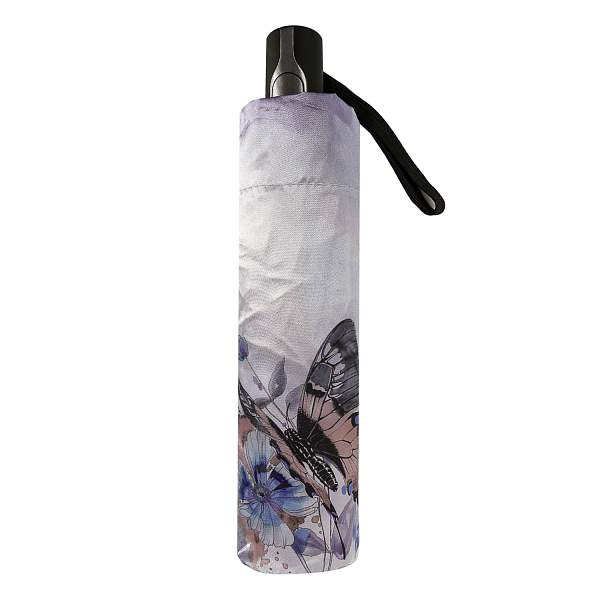 UFLS0087-12 Зонт жен. Fabretti, автомат, 3 сложения, сатин Fabretti, Артикул: UFLS0087-12 фото №1