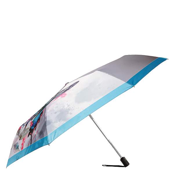 UFLS0087-9 Зонт жен. Fabretti, автомат, 3 сложения, сатин Fabretti, Артикул: UFLS0087-9 фото №1