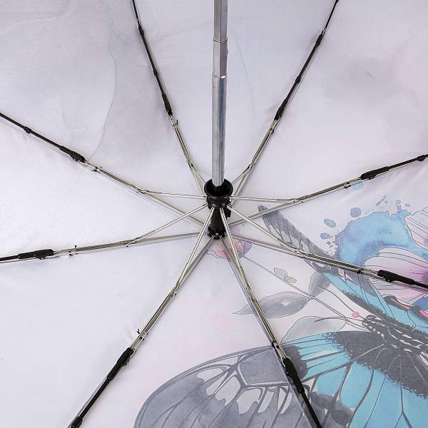 UFLS0087-9 Зонт жен. Fabretti, автомат, 3 сложения, сатин Fabretti, Артикул: UFLS0087-9 фото №1