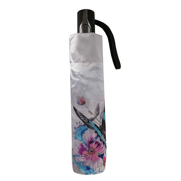 UFLS0087-9 Зонт жен. Fabretti, автомат, 3 сложения, сатин Fabretti, Артикул: UFLS0087-9 фото №1