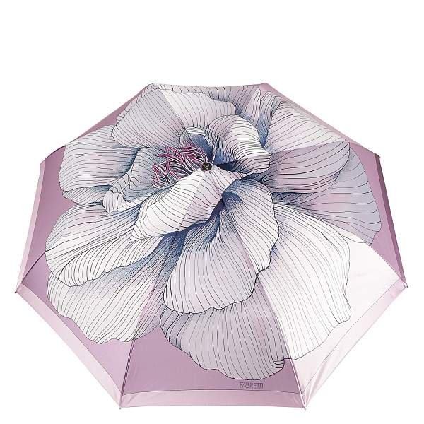 UFLS0090-5 Зонт жен. Fabretti, автомат, 3 сложения, сатин Fabretti, Артикул: UFLS0090-5 фото №1