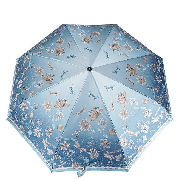 UFLS0093-9 Зонт жен. Fabretti, автомат, 3 сложения, сатин Fabretti, Артикул: UFLS0093-9 фото №1