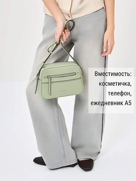 Сумка ELEGANZZA Z-3001D-2 l.olive Eleganzza, Артикул: Z-3001D-2-01-00050403 фото №1