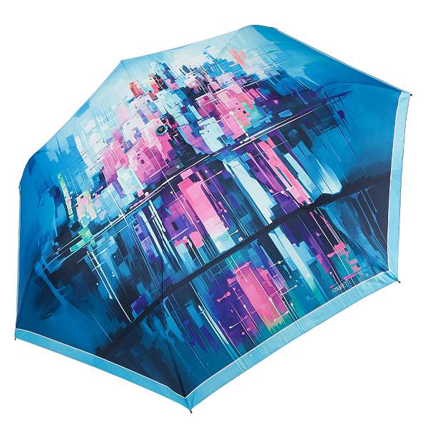 UFR0034-9 Зонт жен. Fabretti, автомат, 3 сложения, эпонж Fabretti, Артикул: UFR0034-9 фото №1