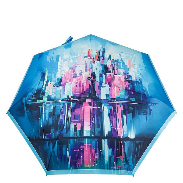 UFR0034-9 Зонт жен. Fabretti, автомат, 3 сложения, эпонж Fabretti, Артикул: UFR0034-9 фото №1