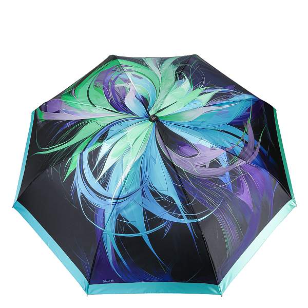 UFLS0080-11 Зонт жен. Fabretti, автомат, 3 сложения, сатин Fabretti, Артикул: UFLS0080-11 фото №1