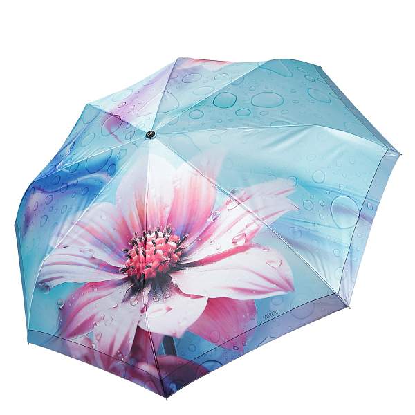 UFLS0083-9 Зонт жен. Fabretti, автомат, 3 сложения, сатин Fabretti, Артикул: UFLS0083-9 фото №1