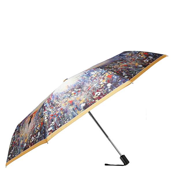 UFLS0084-7 Зонт жен. Fabretti, автомат, 3 сложения, сатин Fabretti, Артикул: UFLS0084-7 фото №1